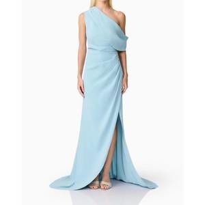 Elliatt Isadora Gown - Light Blue One-Shoulder Maxi Dress